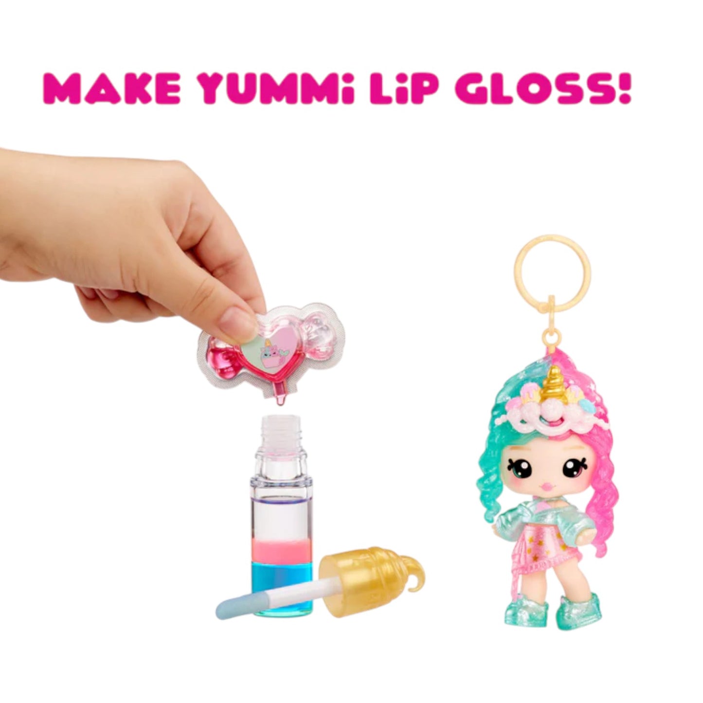Yummiland Lip Gloss Doll – Mystery Color Change: Phoebe Frappe