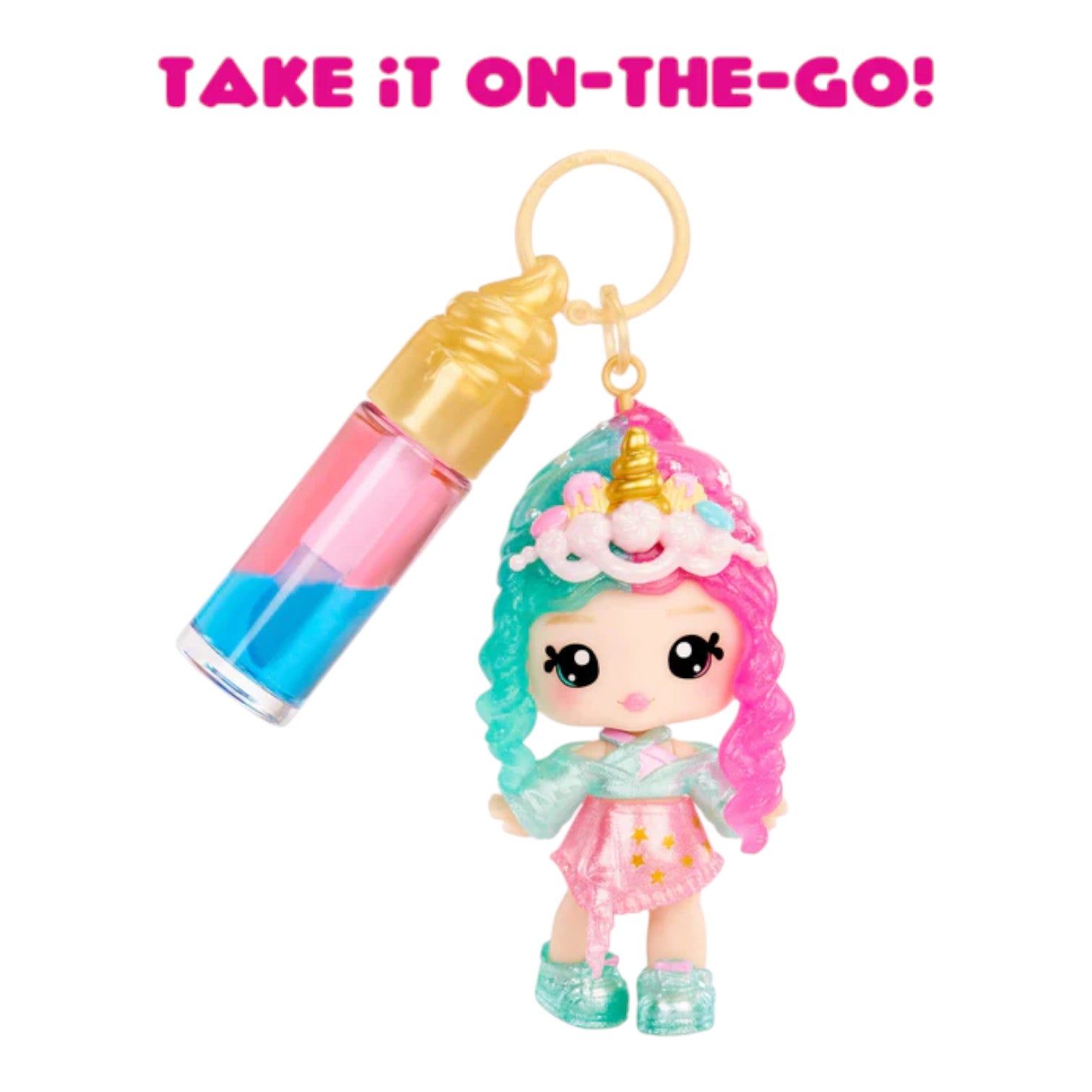 Yummiland Lip Gloss Doll – Mystery Color Change: Phoebe Frappe