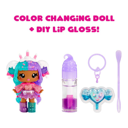 Yummiland Lip Gloss Doll – Mystery Color Change: Carly Cakepop