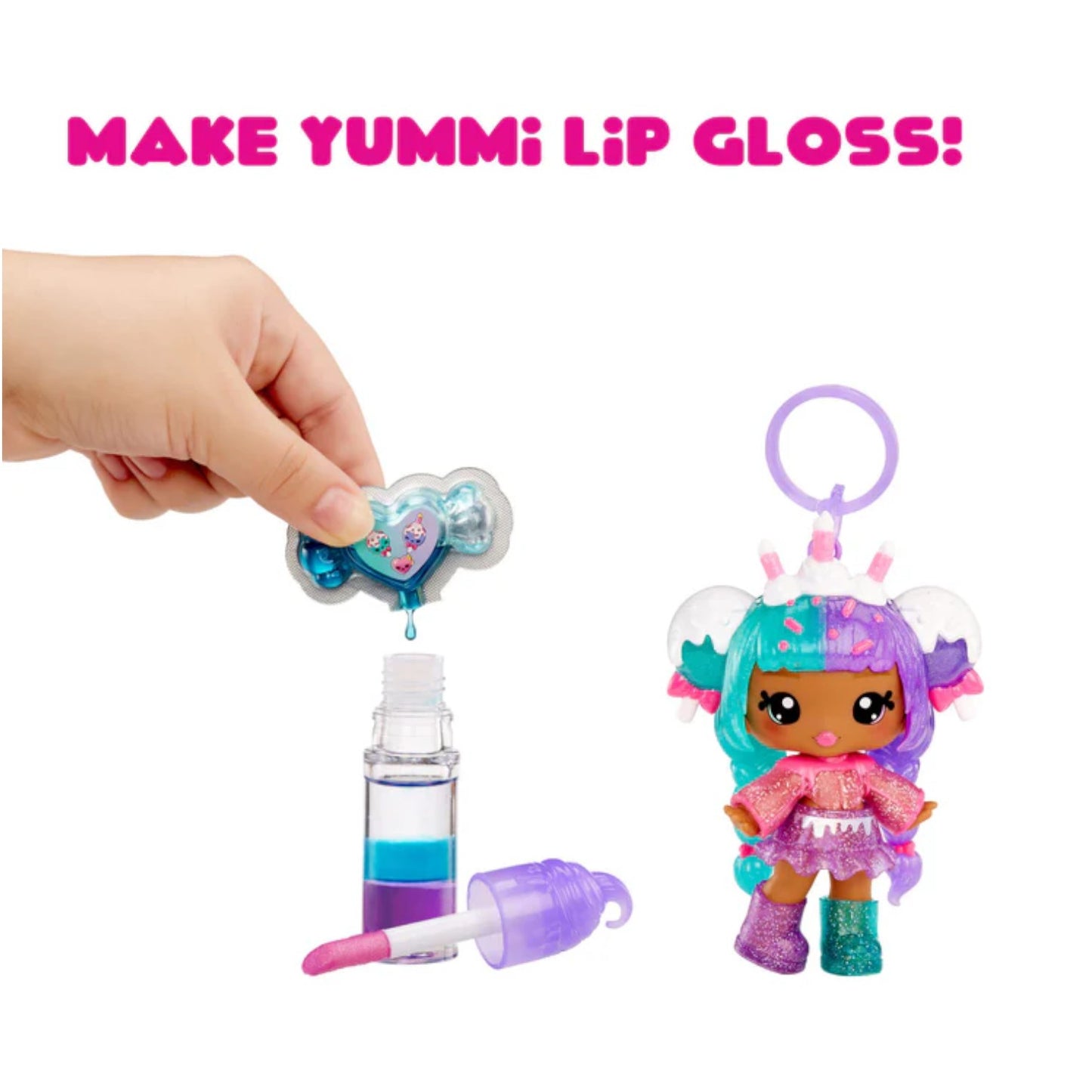 Yummiland Lip Gloss Doll – Mystery Color Change: Carly Cakepop