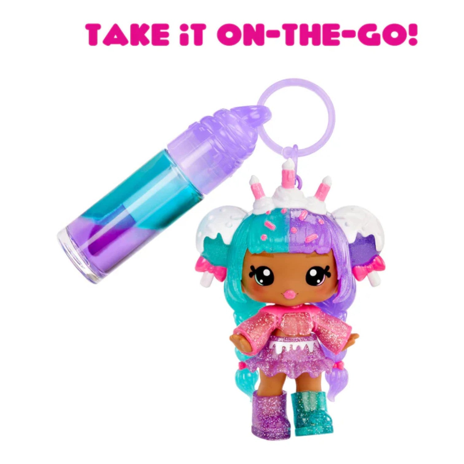Yummiland Lip Gloss Doll – Mystery Color Change: Carly Cakepop