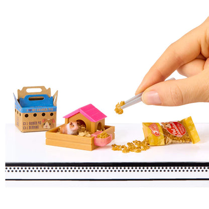 Mini hamster in ball habitat assembled micro playset