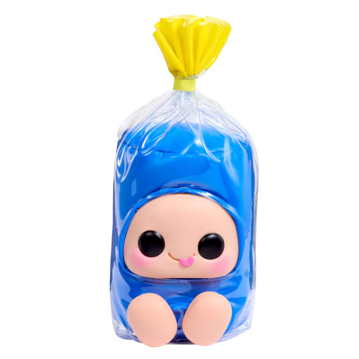 Hyojo Jolly Rancher Series blind box collectible plush featuring cute expressive faces inside blue raspberry, cherry, and grape candy wrappers.