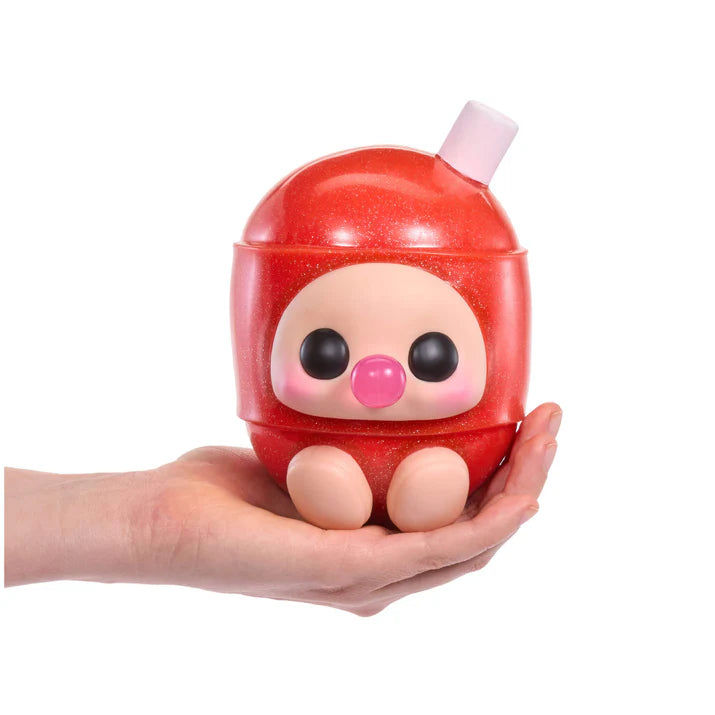 Hyojo Blow Pop Series blind box collectible plush featuring cute expressive faces inside cherry, watermelon, and blue razz lollipop designs.