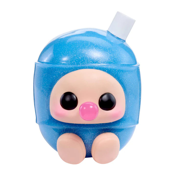 Hyojo Blow Pop Series blind box collectible plush featuring cute expressive faces inside cherry, watermelon, and blue razz lollipop designs.