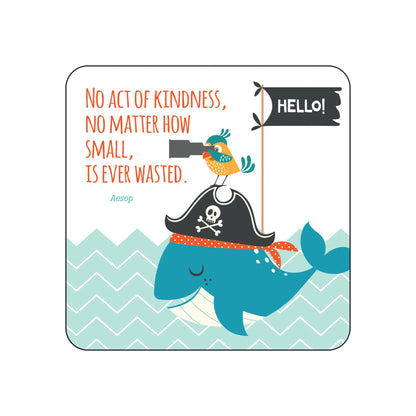 60-Count Kindness Lunch Box Notes for Kids, a reusable box containing colorful cards with uplifting quotes and space for personal notes