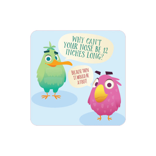 60-Count Lunch Box Jokes for Kids, a reusable box containing small colorful cards with silly jokes and riddles