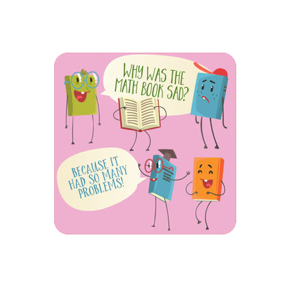 60-Count Lunch Box Jokes for Kids, a reusable box containing small colorful cards with silly jokes and riddles