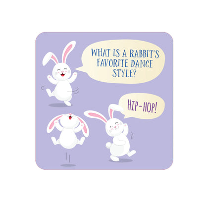 60-Count Lunch Box Jokes for Kids, a reusable box containing small colorful cards with silly jokes and riddles