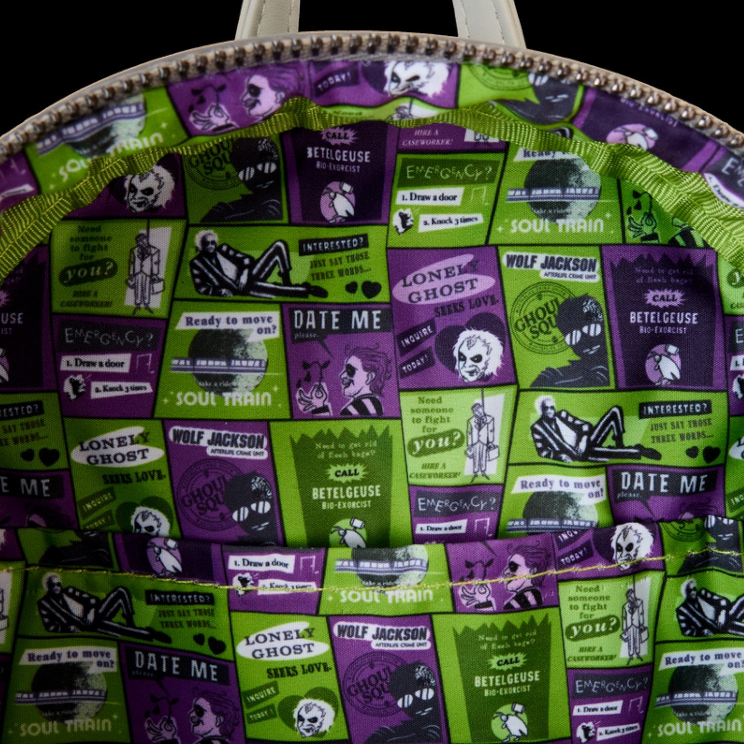 Loungefly Beetlejuice Beetlejuice Lydia Deetz Cosplay Mini Backpack image 5