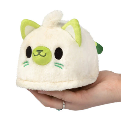 Squishable Alter Egos Series 18 Ghost Kitty 4.5-Inch Plush, a cream-colored cat soft toy with neon green accents