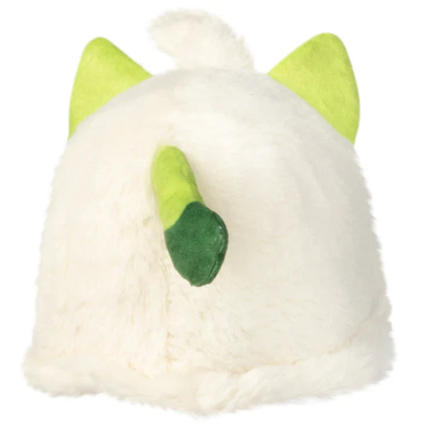 Squishable Alter Egos Series 18 Ghost Kitty 4.5-Inch Plush, a cream-colored cat soft toy with neon green accents