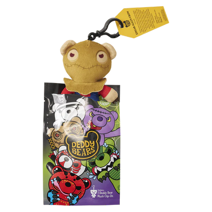 Assortment of Deddy Bears Series 5 creepy-cute clip-on plush characters in their mystery blind bags.