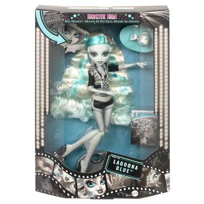 Monster High Reel Drama Lagoona Blue Doll in packaging on a white background