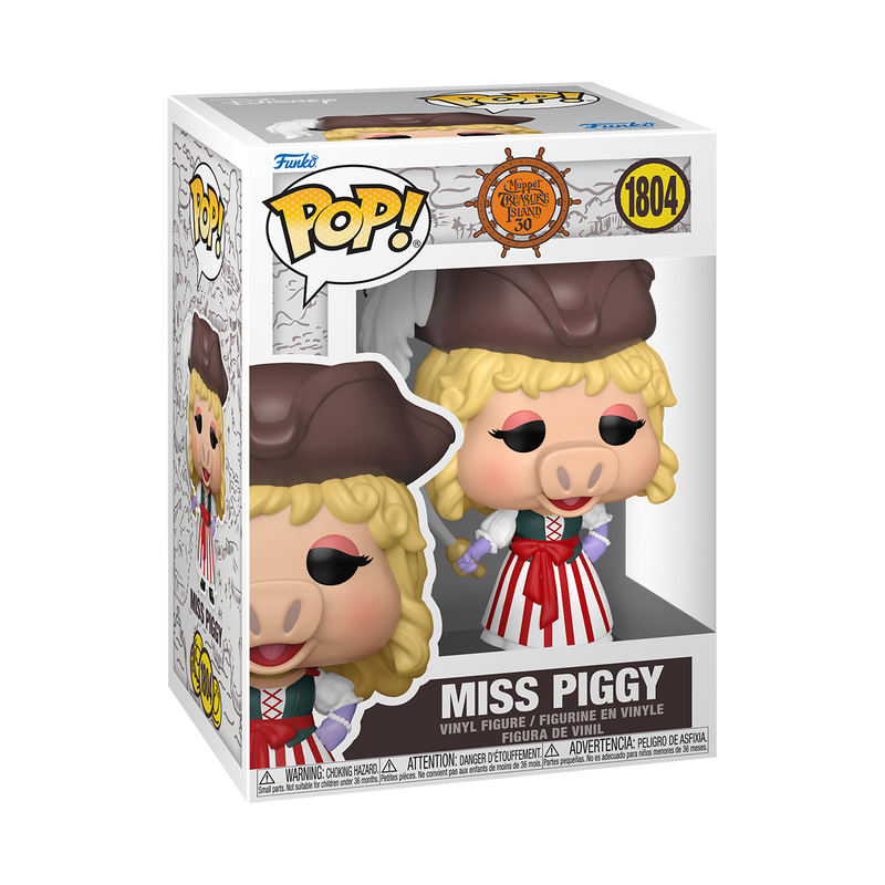 Celebrate 30 years of Muppet Treasure Island with the Funko Pop! Miss Piggy vinyl figure! Add iconic Muppets flair to your collection at ReChild.