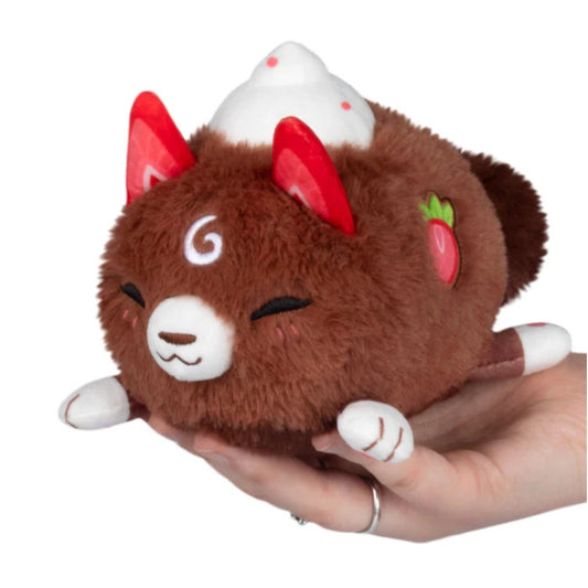 Squishable Cocoa Kitsune plush with chocolate-colored fur