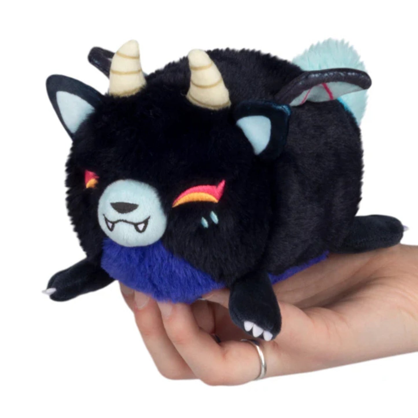 Squishable Demon Kitsune plush with nine tails and playful expression