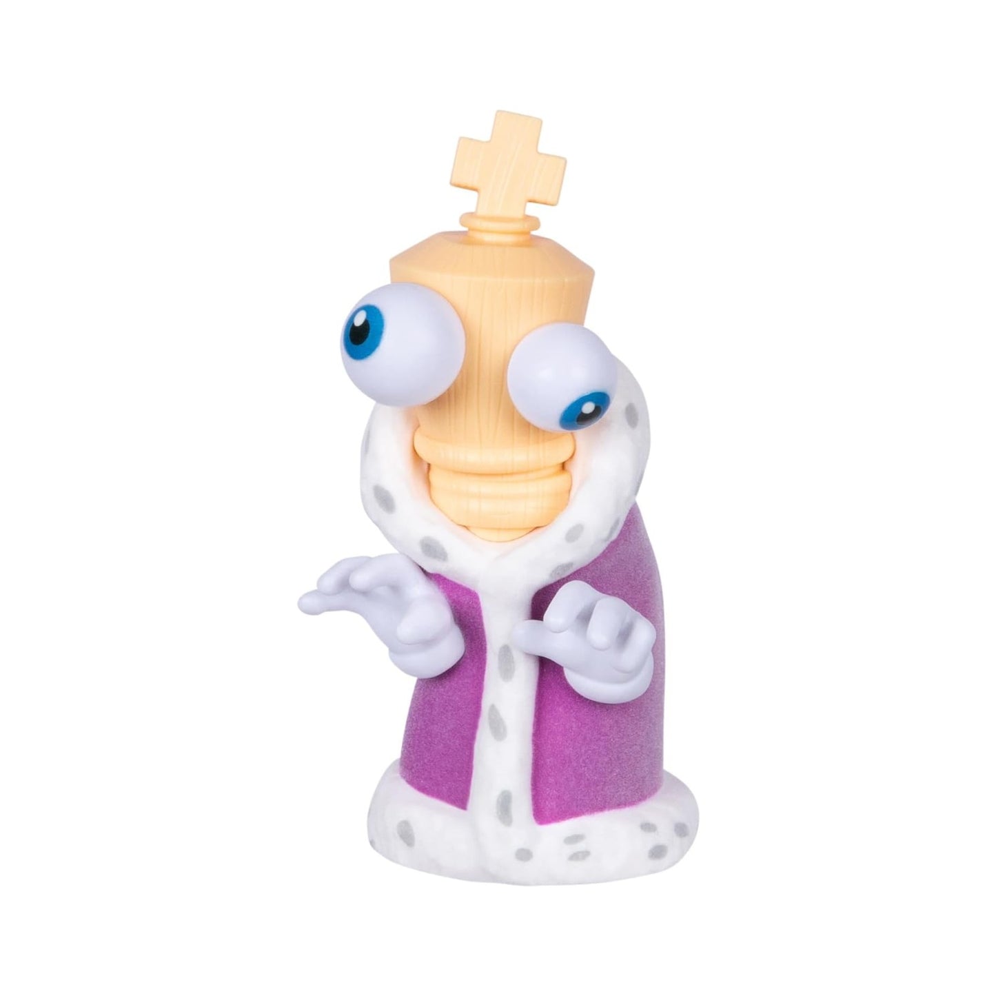 The Amazing Digital Circus 4-inch Kinger vinyl figure featuring a furry robe and collector card