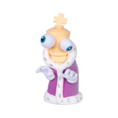 The Amazing Digital Circus 4-inch Kinger vinyl figure featuring a furry robe and collector card