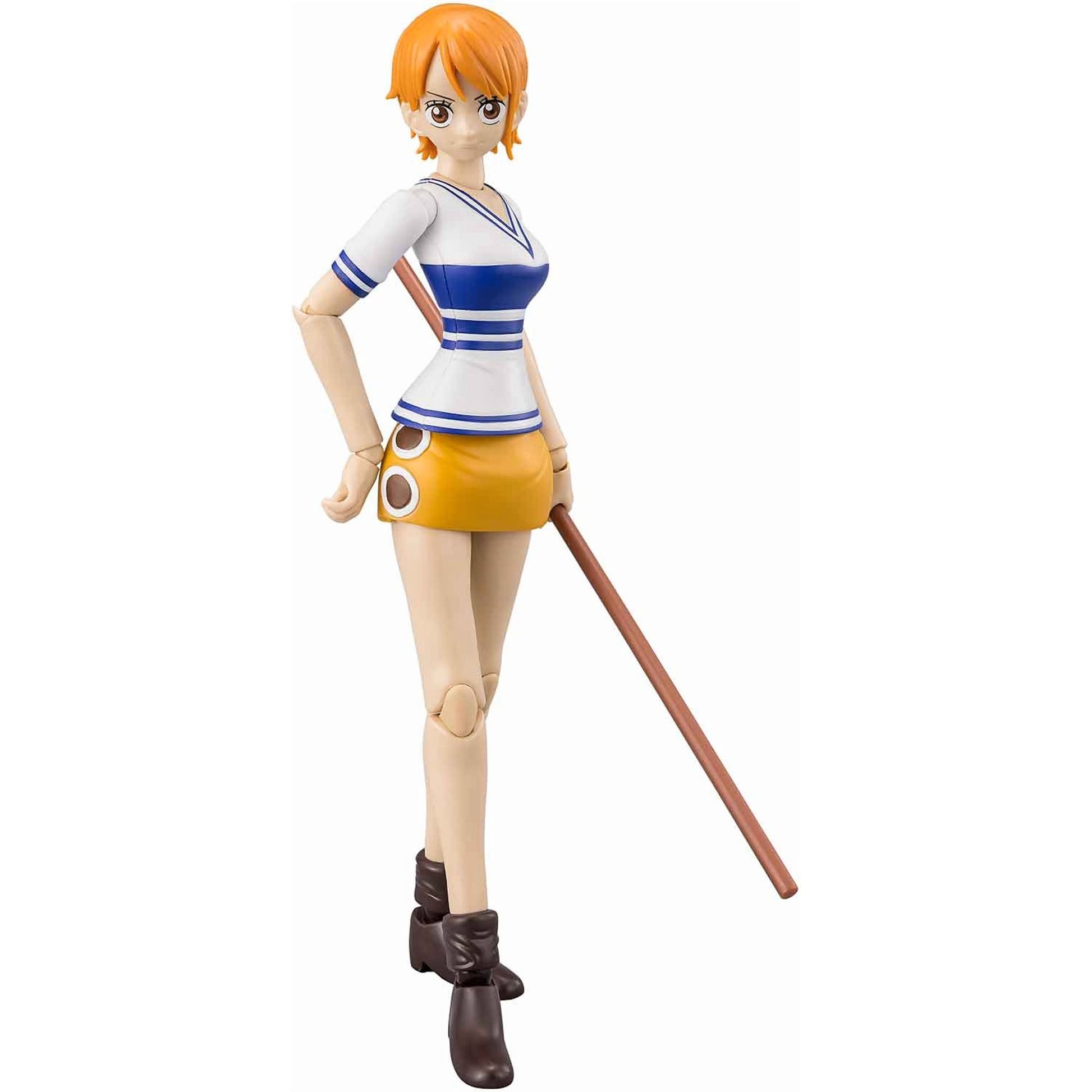 Bandai Anime Heroes One Piece Nami East Blue version 6.5-inch action figure in original manga-style window box packaging.