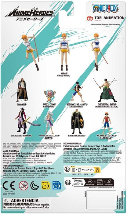 Anime Heroes One Piece Nami East Blue Action Figure