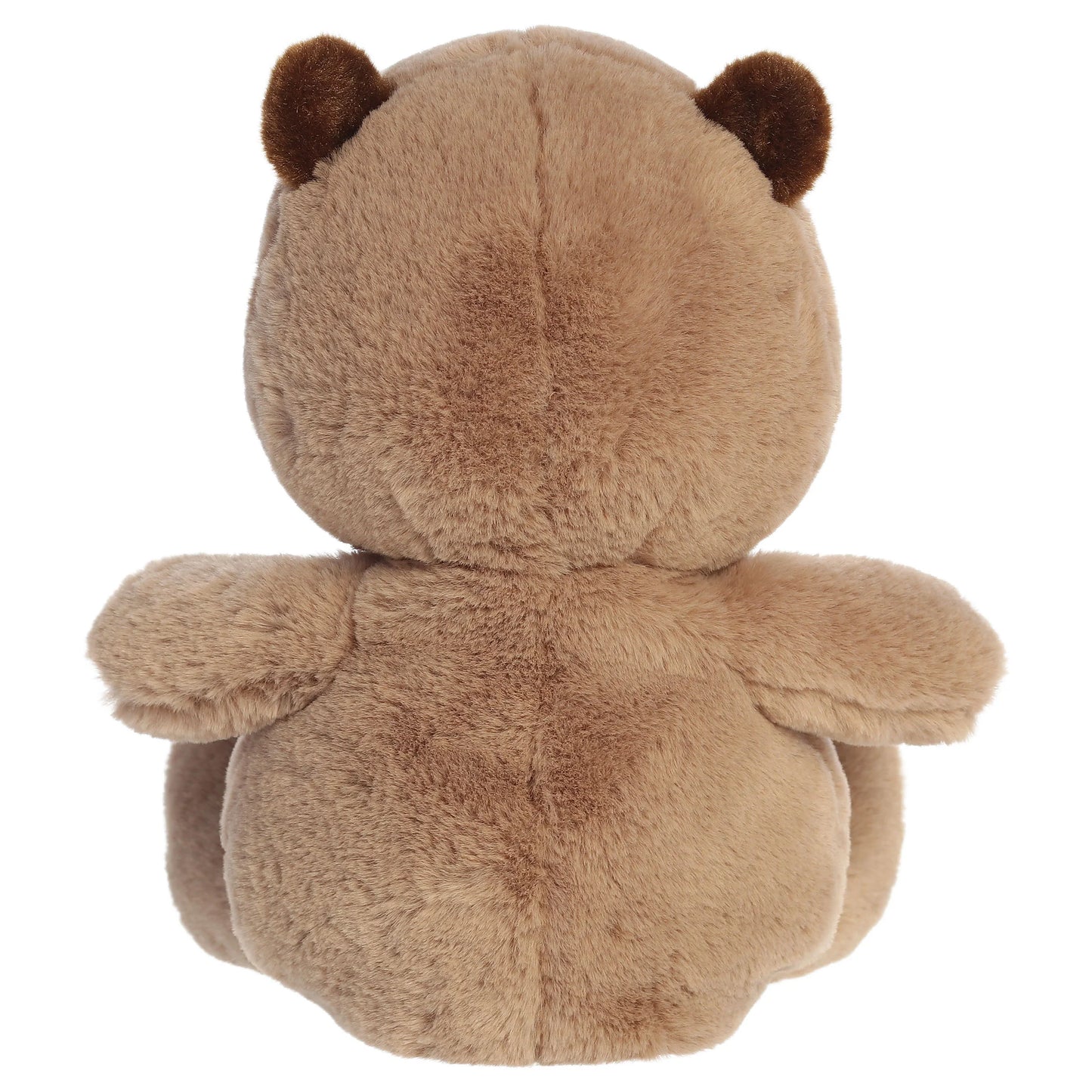 Aurora Dumplin' 9-inch Capybara plush toy featuring a chonky warm brown body, tiny plump limbs, and a sweet minimalist expression.