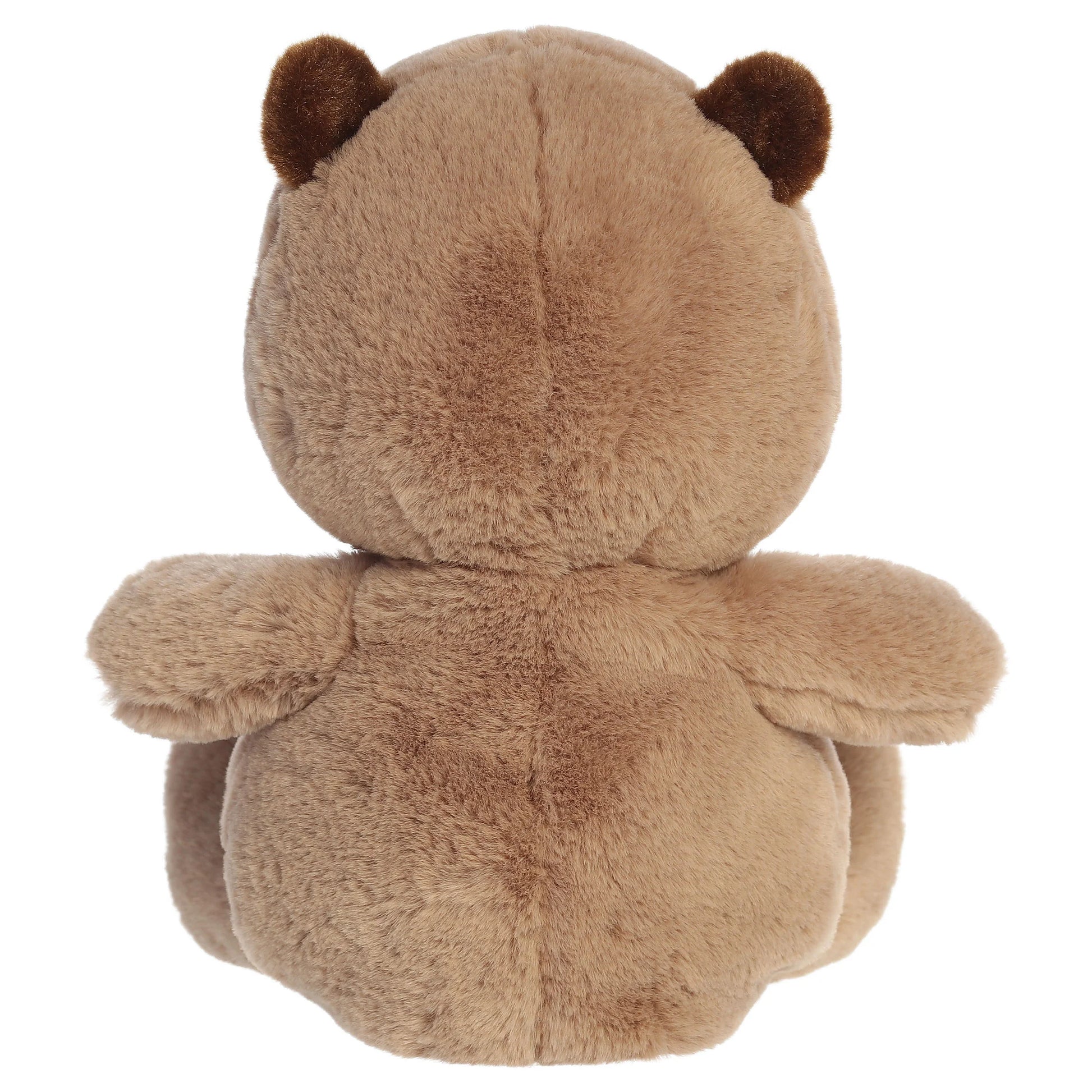 Aurora Dumplin' 9-inch Capybara plush toy featuring a chonky warm brown body, tiny plump limbs, and a sweet minimalist expression.
