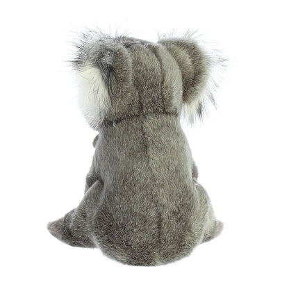 Aurora Miyoni Koala plush stuffed animal featuring realistic grey fur and fluffy ears sitting upright.