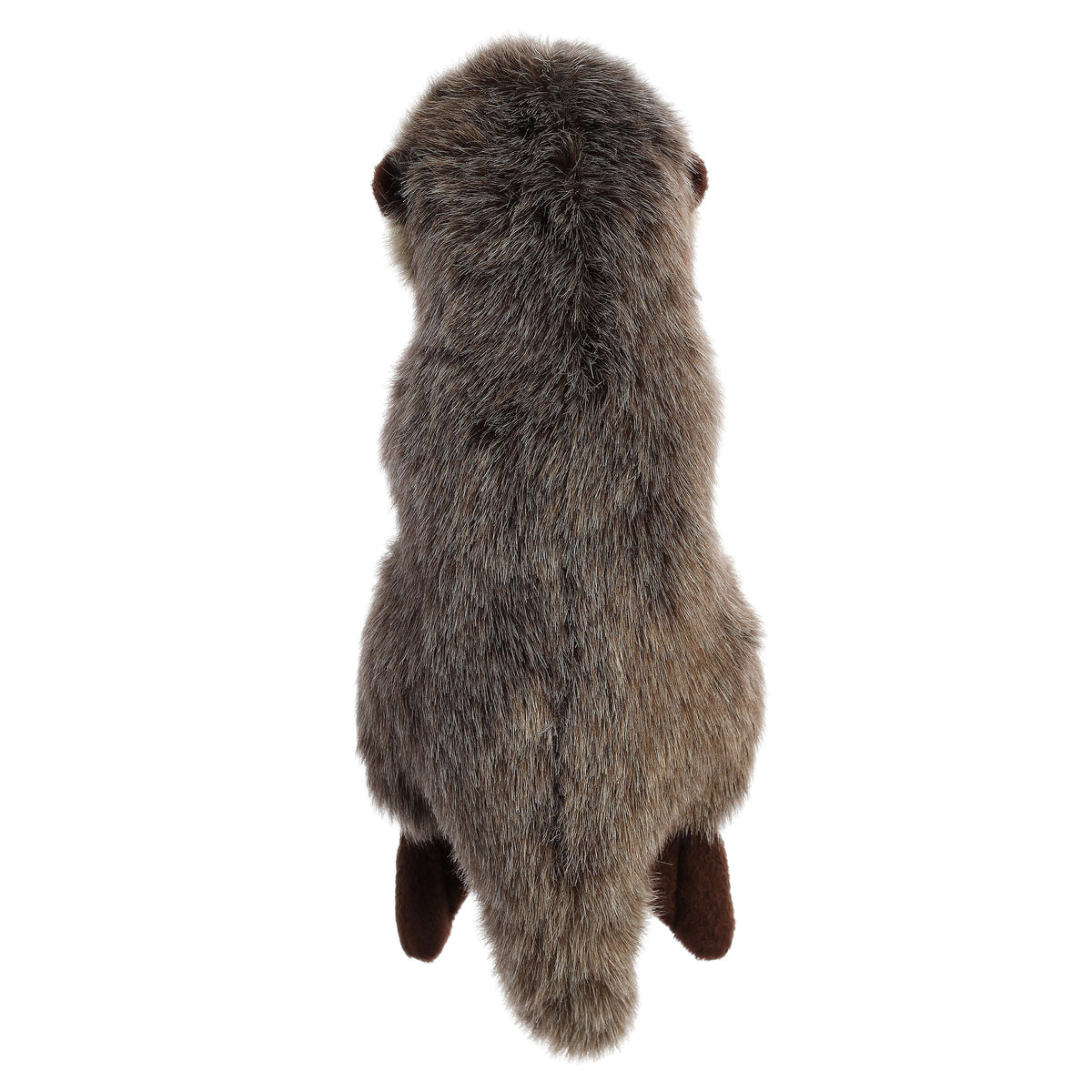 Aurora Miyoni Tots Baby Sea Otter plush stuffed animal featuring soft textured fur and an inquisitive face.
