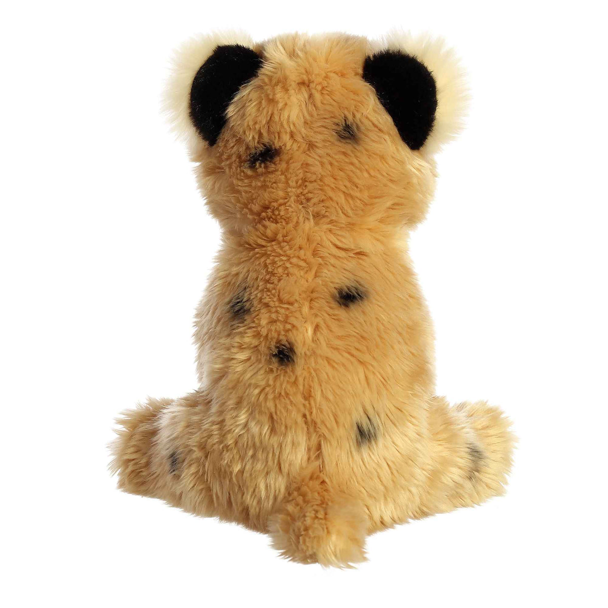 Aurora Miyoni Tots Cheetah Cub plush animal featuring spotted golden fur and a golden Miyoni chest tag.