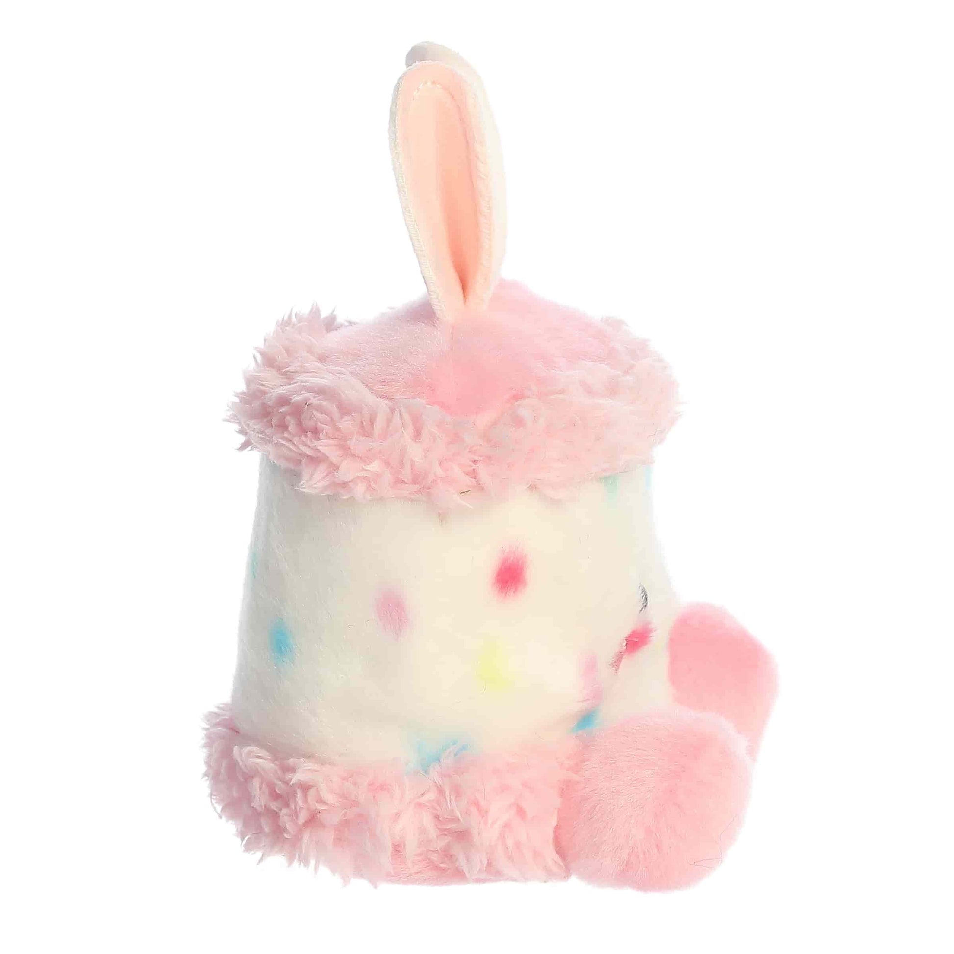 Side view of Aurora Palm Pals Bubbi Bunny Cake.