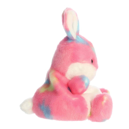 Side  view of Aurora Palm Pals Bubblegum Jellybean Bunny.