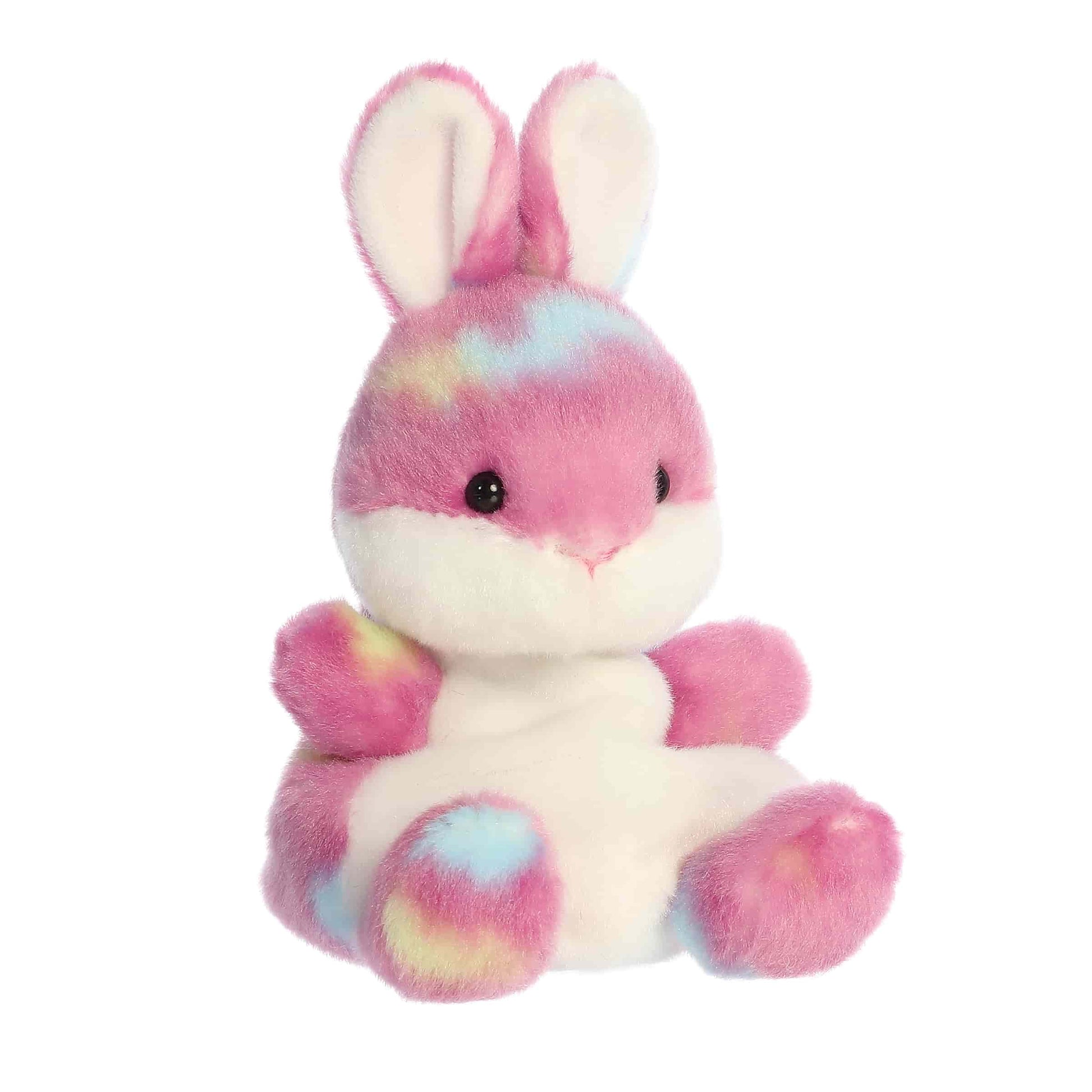 Angled view of Aurora Palm Pals Buniberry Jellybean Bunny.