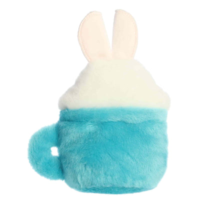 Back view of Aurora Palm Pals Lopi Bunny Latte.