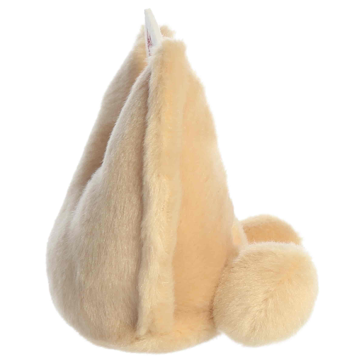 Aurora Palm Pals Lucky Fortune Cookie plush food character featuring golden-brown fur, an embroidered fortune slip reading LUCKY, and rosy cheeks sitting upright.