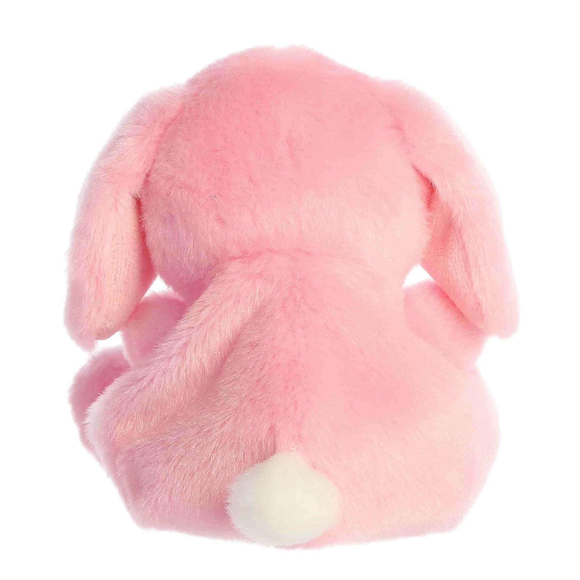 Back view of Aurora Palm Pals Petal Pink Lop Bunny.