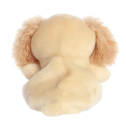 Aurora Palm Pals Precious Moments plush featuring Daniel Spaniel, a cute tan dog with fluffy ears and signature teardrop eyes.