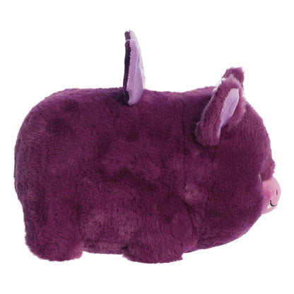 Aurora Spudsters Garth Gargoyle 10.5-inch purple potato-shaped plush featuring small horns, wings, and an embroidered smirking face with fangs.