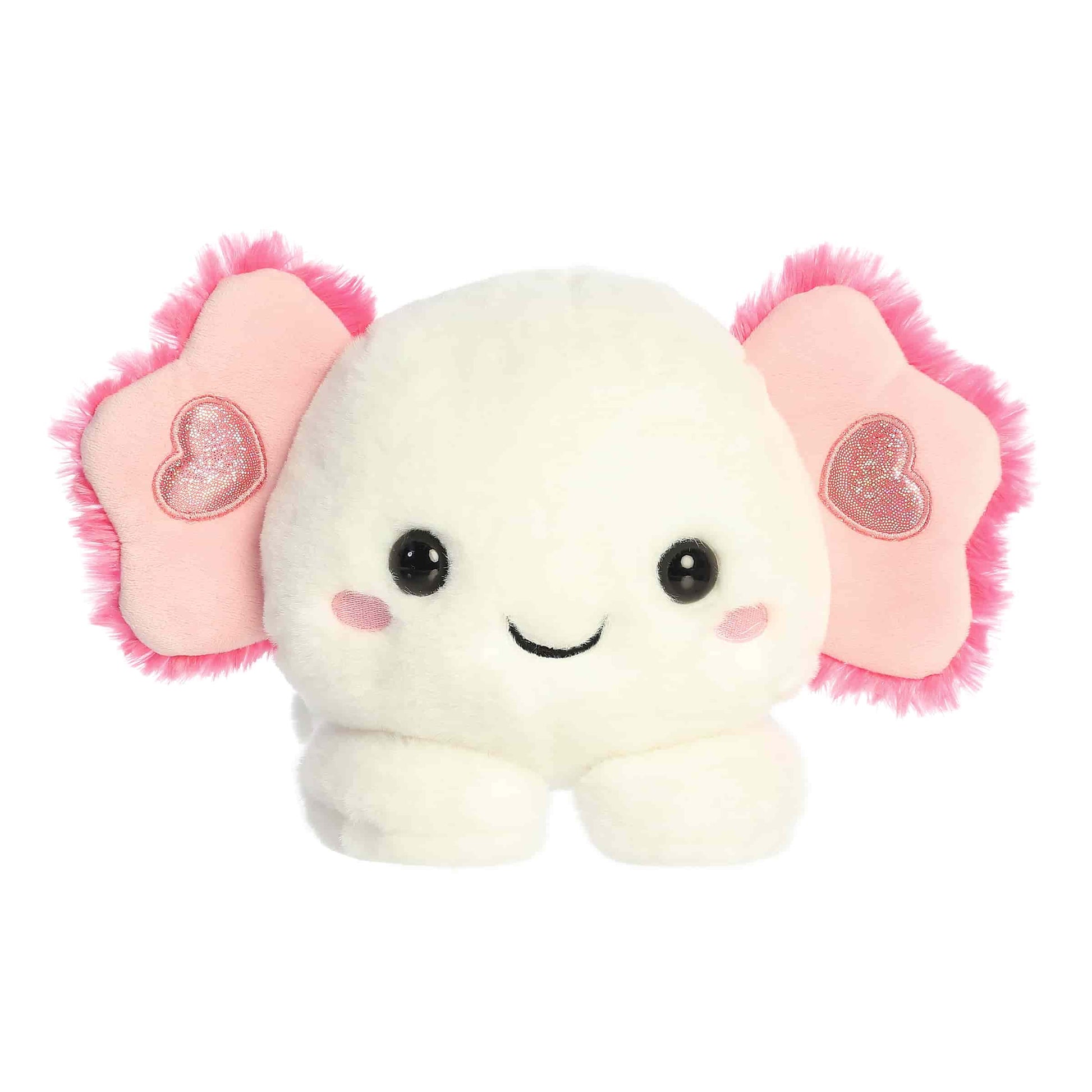 Front  view of Aurora Too Cute Anna Axolotl plush
