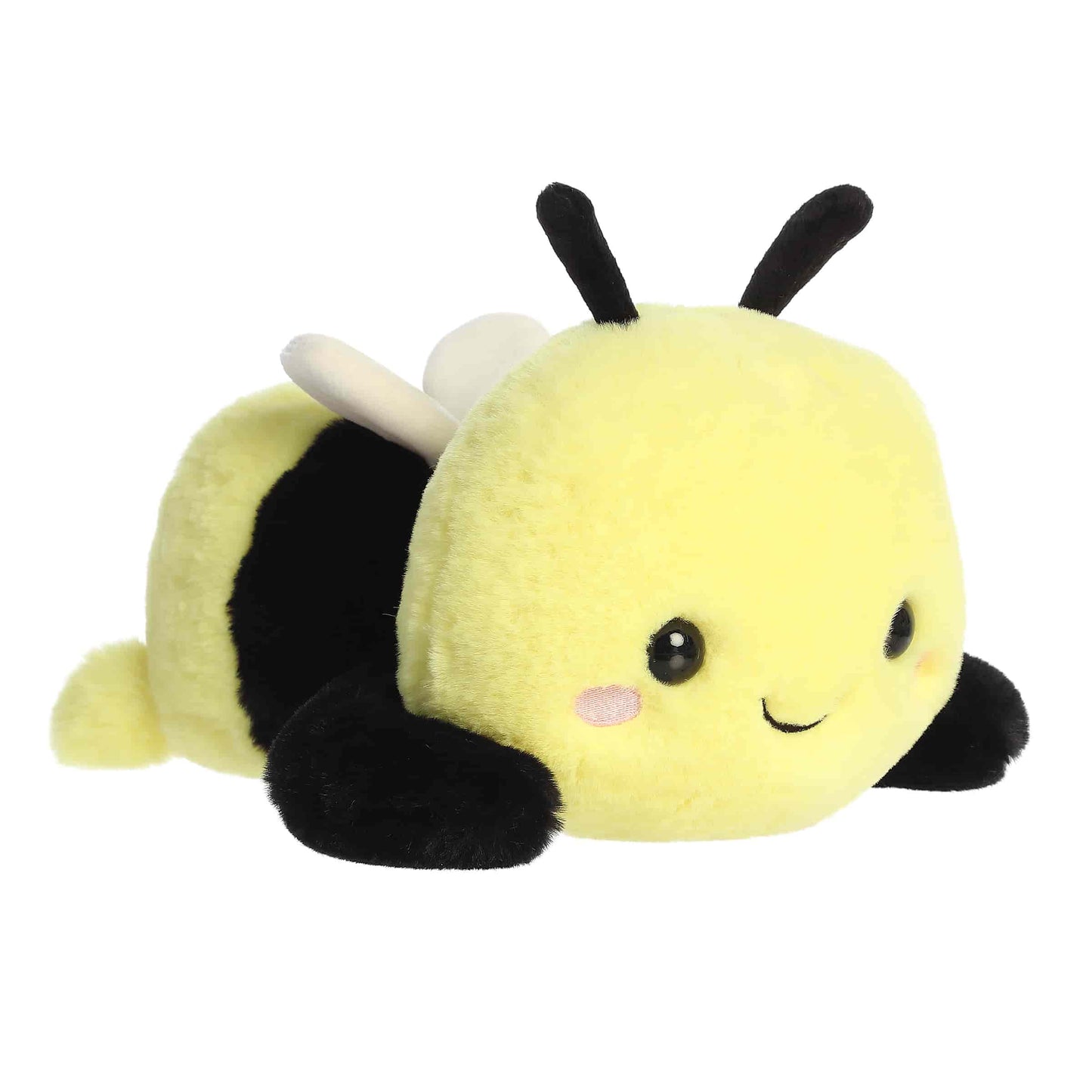 Angled view of Aurora Too Cute Bodi Bee plush.