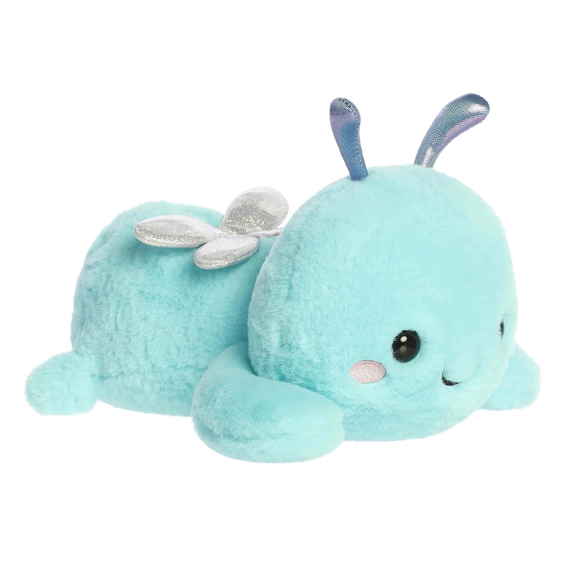 Laying down view of Aurora Too Cute Dani Dragonfly 9.5-inch plush