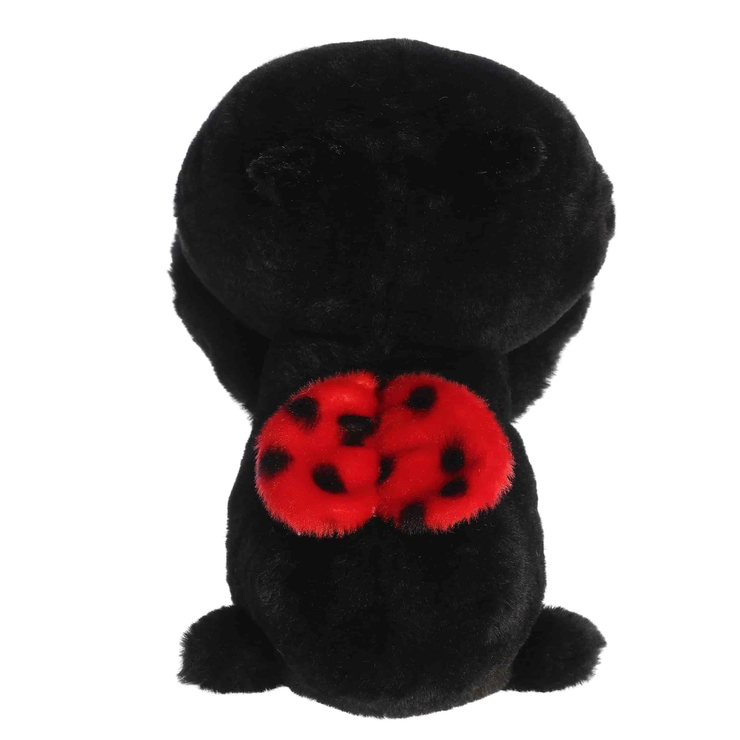 Top view of Aurora Too Cute Laney Ladybug 9-inch plush soft toy