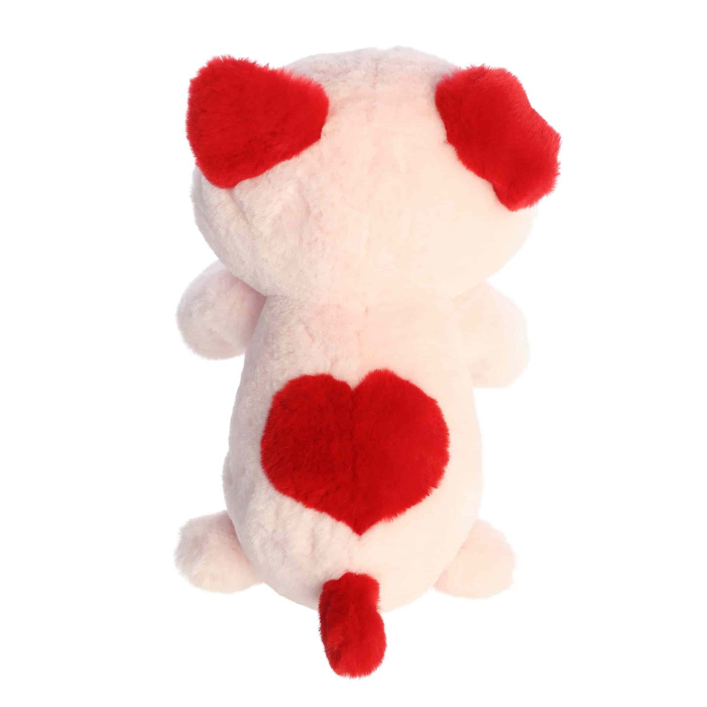 Top view of Aurora Too Cute Paige Puppy plush.