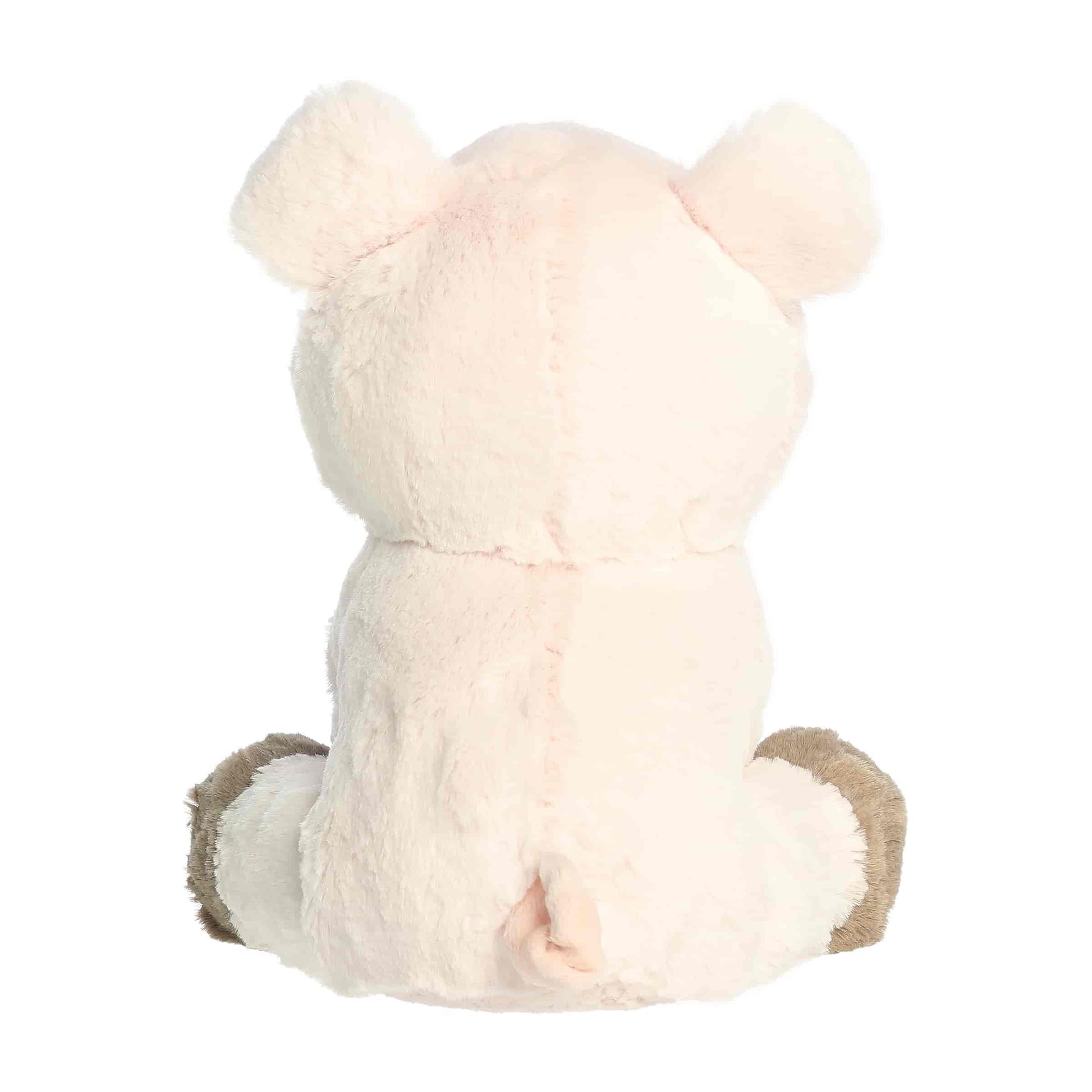 Aurora World Little Dreamers Cosmo Pig 8-Inch plush featuring soft pink fur, brown hooves, and upward gaze.