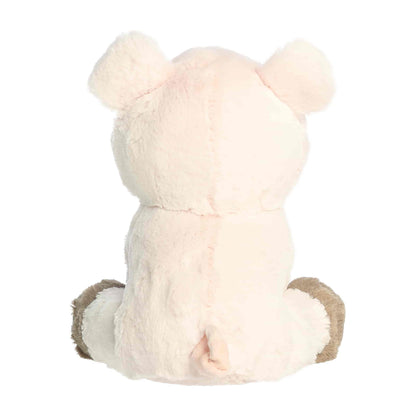 Aurora World Little Dreamers Cosmo Pig 8-Inch plush featuring soft pink fur, brown hooves, and upward gaze.
