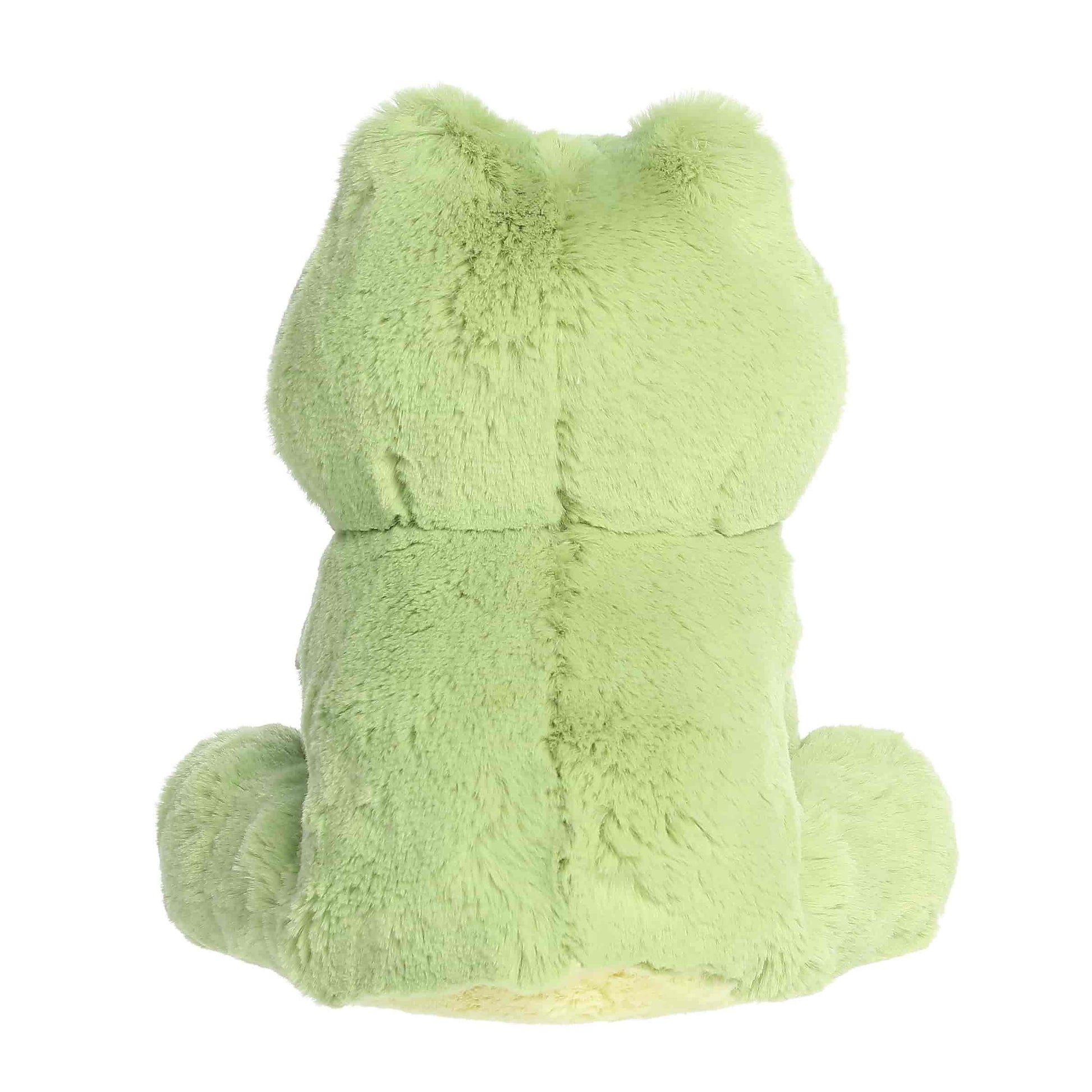 Aurora World Little Dreamers Starry Frog 7.5-Inch plush featuring soft green fur and upward gaze.