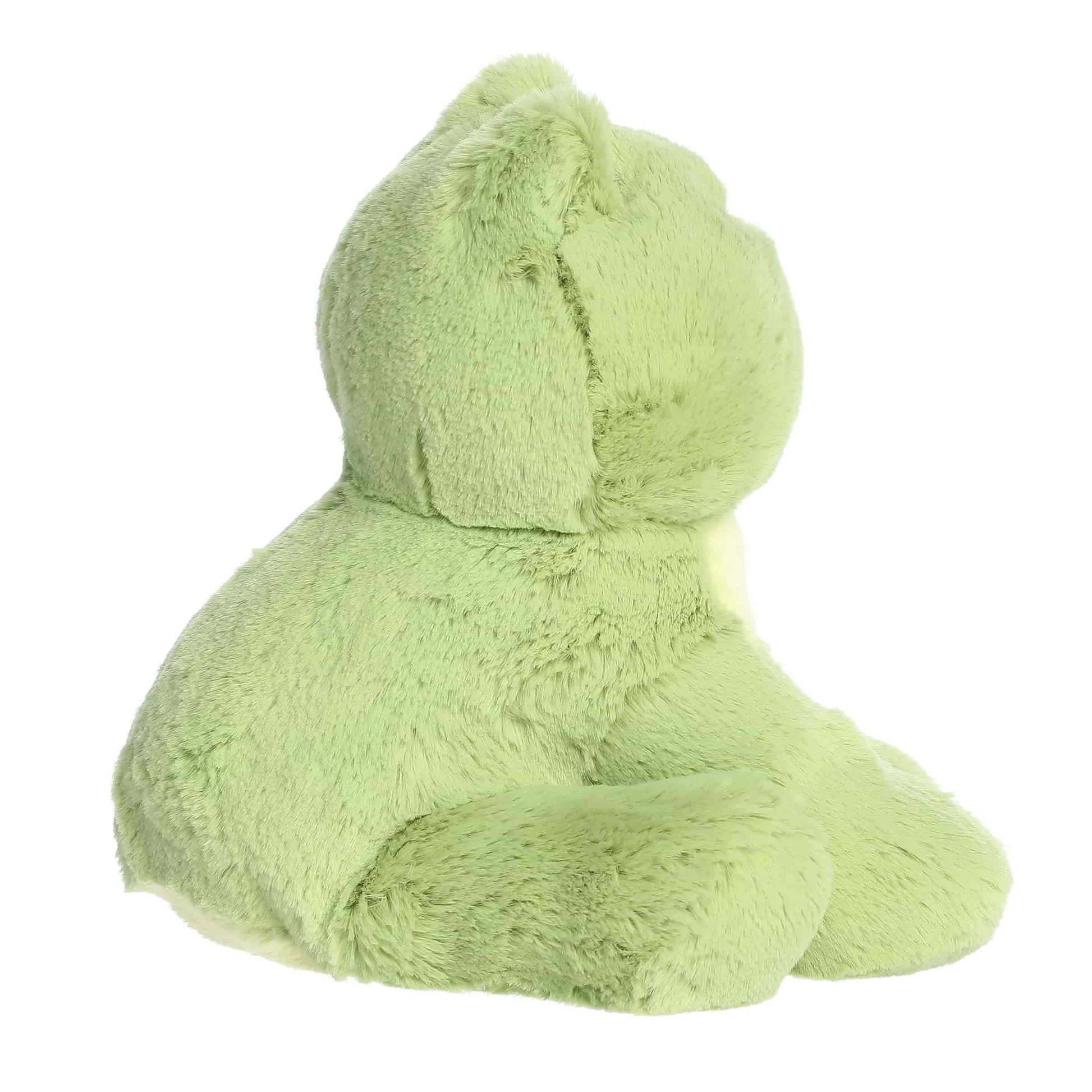 Aurora World Little Dreamers Starry Frog 7.5-Inch plush featuring soft green fur and upward gaze.
