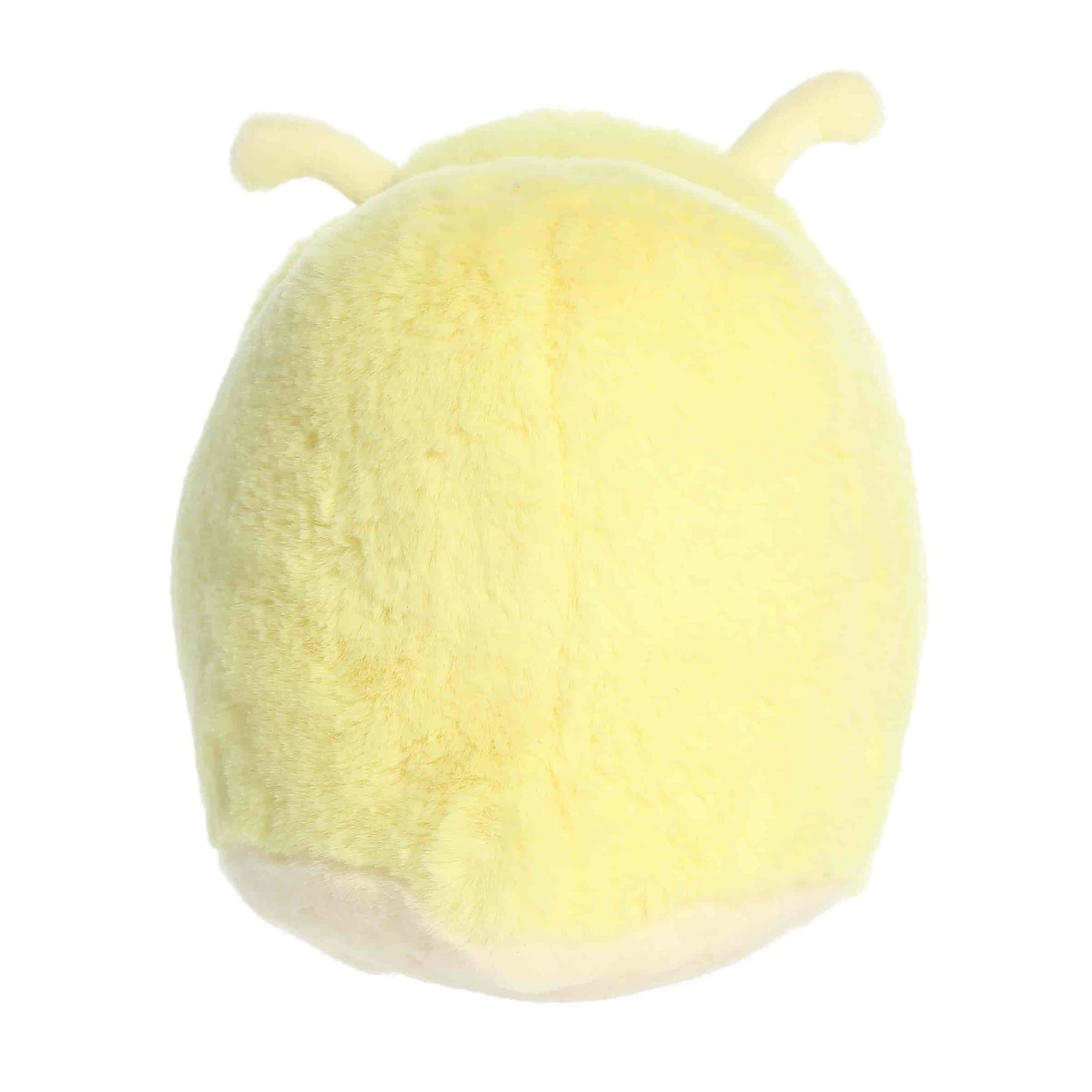 Aurora World Spudsters Bowie Banana Slug 10-Inch plush featuring bright yellow fur and round potato shape.