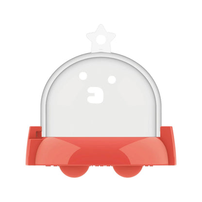 Bandai Tamagotchi Collectibles Paradise Series Vol. 2 blind bag packaging and UFO capsule cases displaying miniature figures.