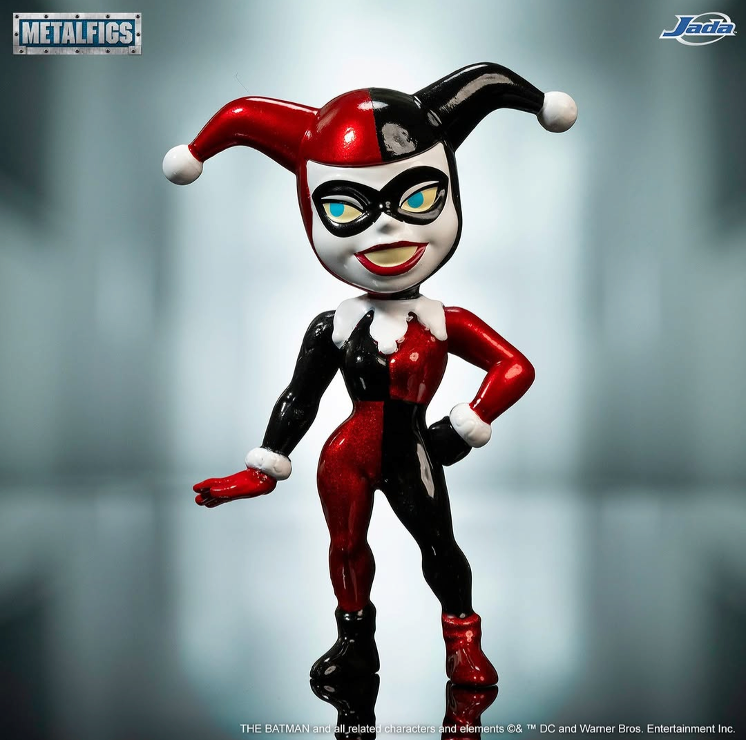 Figurine en métal moulé DC Batman Harley Quinn de Jada Toys Metalfigs